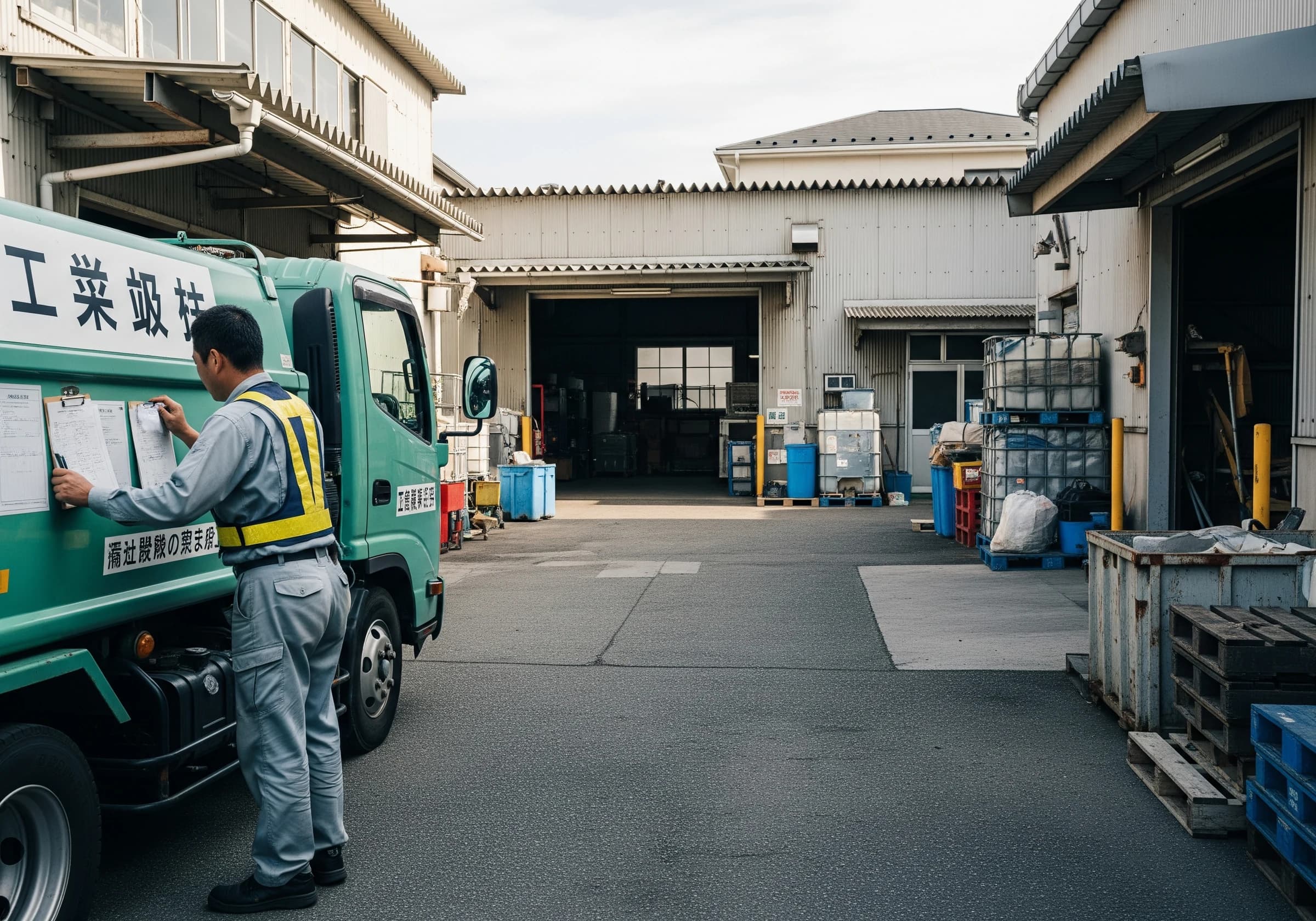 産業廃棄物処理(収集運搬)の現場